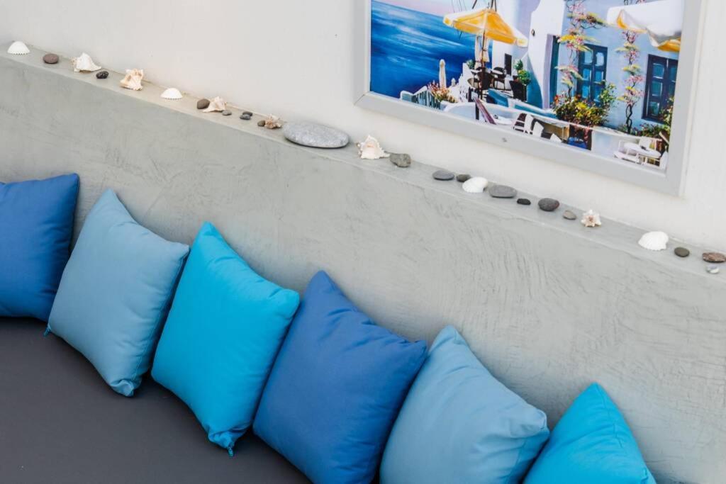 Villa Brouzos- Maisonette With Sea & Mountain View Emporio  エクステリア 写真