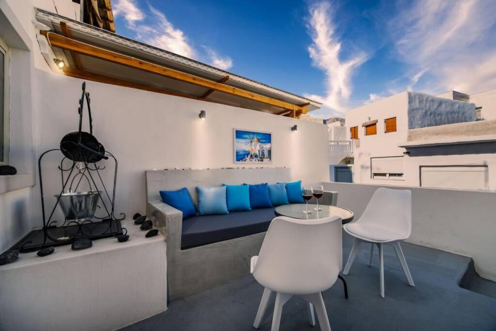 Villa Brouzos- Maisonette With Sea & Mountain View Emporio  エクステリア 写真