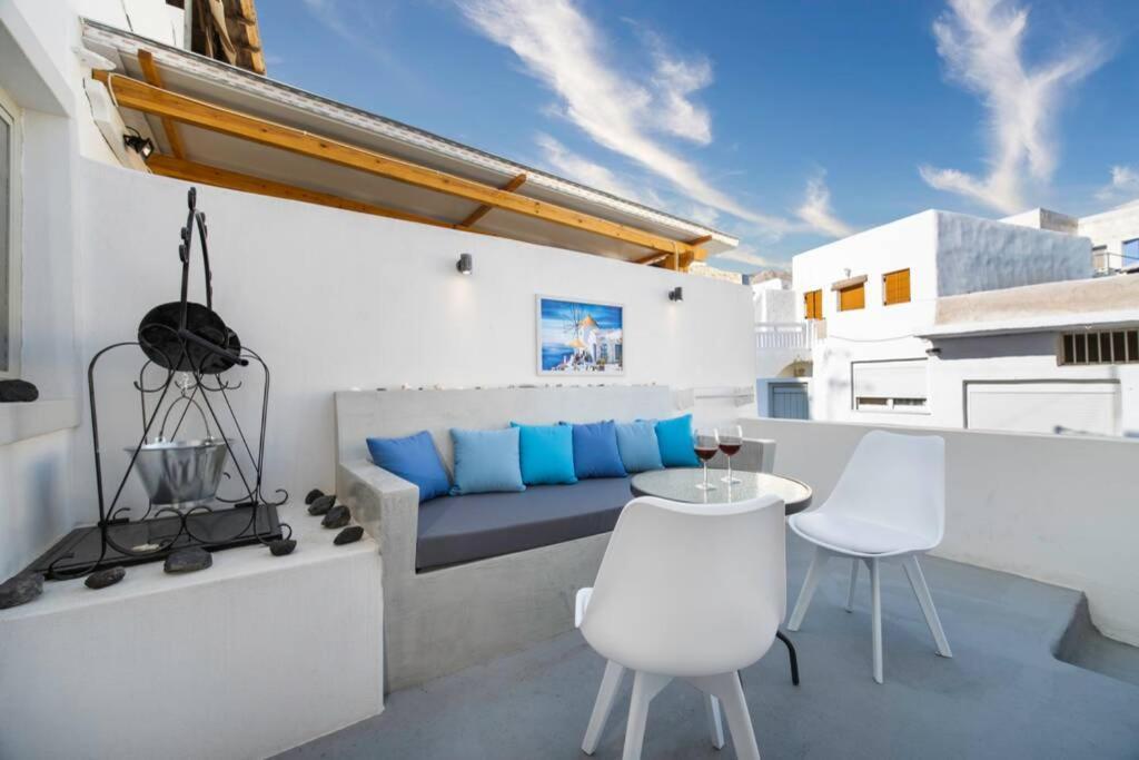 Villa Brouzos- Maisonette With Sea & Mountain View Emporio  エクステリア 写真